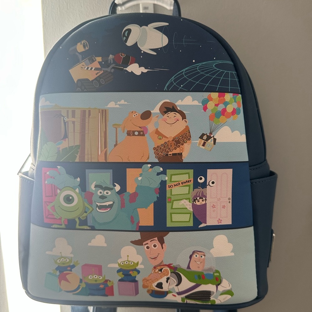 Loungefly Pixar Panel Scenes Mini Backpack - image 1
